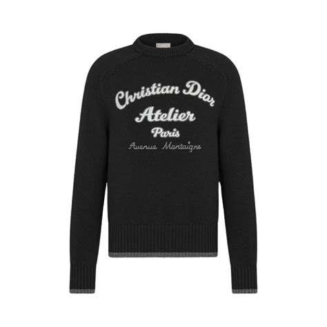 christian dior red knit|christian dior atelier sweater.